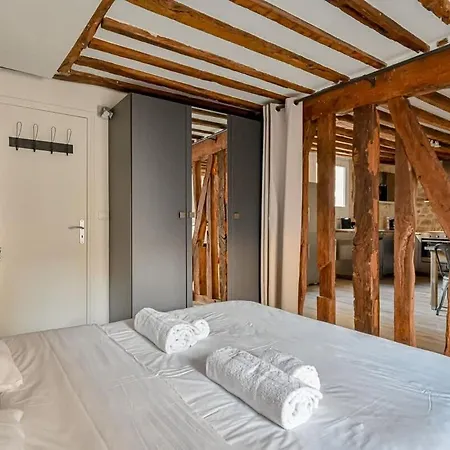Apartment Grand 2 Pieces Typique Du Marais - Flat-guest