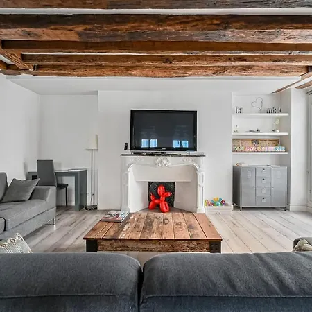 Grand 2 Pieces Typique Du Marais - Flat-guest Apartment *